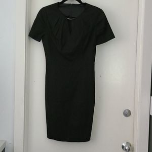 Elie Tahari black linen dress